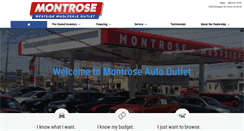 Desktop Screenshot of montroseautooutlet.com