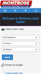 Mobile Screenshot of montroseautooutlet.com